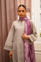 Autumn Winter Vol-01 Collection'24 By Sahar Smoky Amethyst